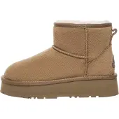 EVER AU Botas pelo tornozelo 'Dusky' castanho de castanha