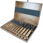 Narex Profi Carving Chisel Set 868100, conjunto de goivas, 12 unidades