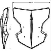 Puig Pára-brisas Desportivo New Generation Sport Yamaha Mt03 2020-2025