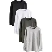 Next Camisola cinzento / oliveira / preto / branco