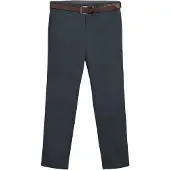 Next Calças chino navy / castanho escuro