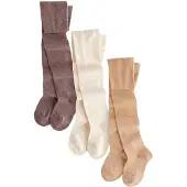Next Collants creme / bege escuro / chocolate