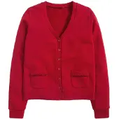 Next Casaco de malha vermelho