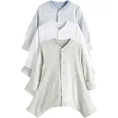 Next Pijama azul pombo / verde pastel / branco