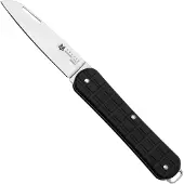FOX Vulpis FX-VPGP130-BK Polished N690Co, Grenade Pattern Black Aluminium, navalha