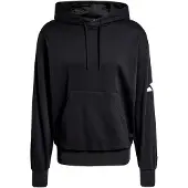 Adidas Moletom Com Capuz Essentials Loose Fit 3 Bar Logo French Terry