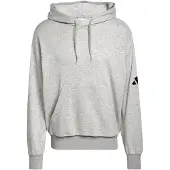 Adidas Moletom Com Capuz Essentials Loose Fit 3 Bar Logo French Terry