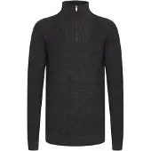 !Solid Pullover ' RECO ' cinzento