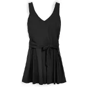 Next Vestido de fato de banho preto
