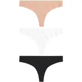 Next Tanga bege / vermelho vinho / preto