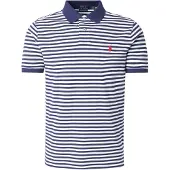 Ralph Lauren Camisa navy / branco