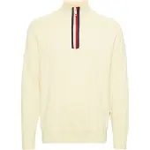 FQ1924 Pullover 'Kyle' azul noturno / vermelho / branco casca de ovo
