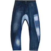 Desigual , Jeans baggy patch, Azul, 42