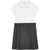 Next Vestido antracite / branco