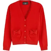 Next Casaco de malha vermelho