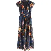 Next Vestido navy / mistura de cores