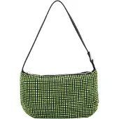 NAEMI Mala de ombro verde / preto