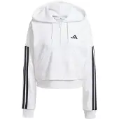 Adidas Moletom Com Capuz Essentials 3 Stripes French Terry
