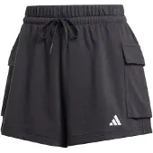 Adidas Calças de desporto 'Essentials' preto / branco