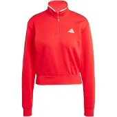 Adidas Camisola Curta com Fecho a 1/4 em Moletão Essentials
