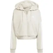 Adidas Moletom Com Capuz Essentials 3 Stripes French Terry