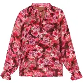 Usha Blusa roxo escuro / rosa claro / arando / branco