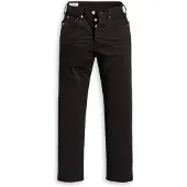 Levi's Calças de ganga '501 CROP' preto