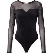 About You Camisa body 'Jula' preto