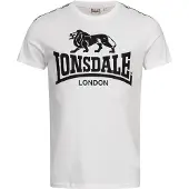 Lonsdale Camisa 'Sheviock' preto / branco