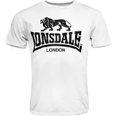 Lonsdale Camisa preto / branco