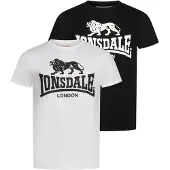 Lonsdale Camiseta De Manga Curta Kelso 2 Unidades