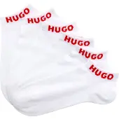HUGO Meias vermelho / branco
