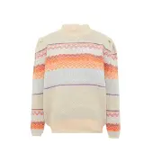 Jalene Pullover bege / azul claro / roxo claro / laranja