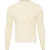 Bling bling by leo Pullover branco lã