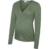 Mamalicious Camisa verde escuro