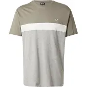 Iriedaily Camisa 'Court' cinzento claro / cáqui / branco