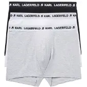 Karl Lagerfeld Boxers cinzento / preto / branco