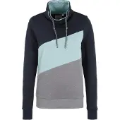 Oxmo Sweatshirt 'Agda' azul / cinzento