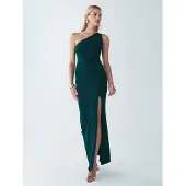 BWLDR Vestido de festa 'LETTY' verde escuro