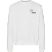 !Solid Sweatshirt 'Imran ' verde / branco