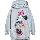 Desigual , Vestido moletom Minnie Mouse, AlgodÃO, Preto, 3/4
