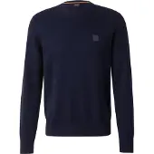 Hugo Boss Pullover 'Kanovano_S' azul escuro