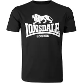 Lonsdale Camisa preto / branco
