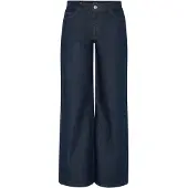 Pieces Jeans De Cintura Baixa Selma Wide Leg