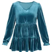 Usha Blusa azul