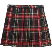 Superdry para mulher. W7210169A Minissaia vermelha axadrezada (S), Vermelho, Casual, Poliéster
