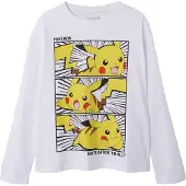 TWO SOON Camisola 'Pokémon' amarelo / vermelho / preto / branco