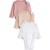 Next Macacão/Body nude / rosa / branco