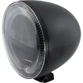 Highsider Farol LED LED,5 3/4,CIRCLE, PRETO