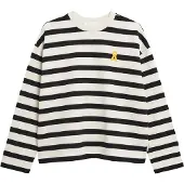 Armedangels Sweatshirt 'FRANKAA' preto / branco